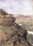 Edgar Degas, Landscape with Rocky Cliffs